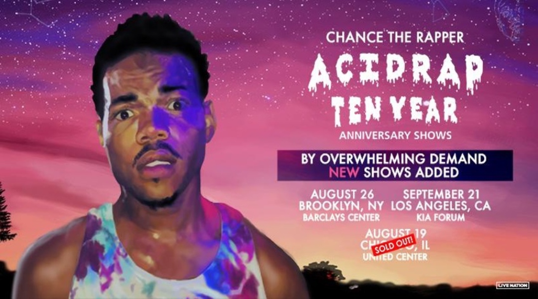 Chance the Rapper Announces ‘Acid Rap’ 10Year Anniversary Shows in LA & NY