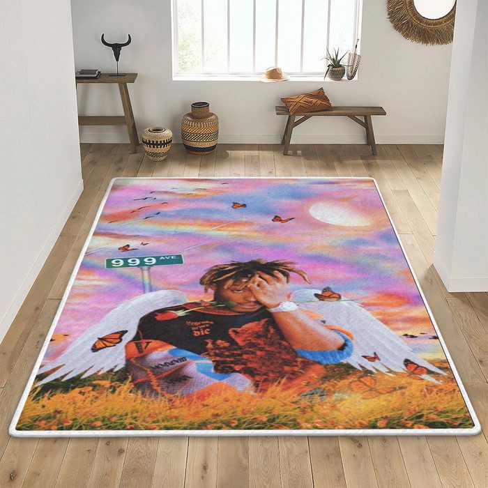 Juice Wrld Rapper 5 Fan Gift, Juice Wrld Rapper 999 Rug Floor Decor