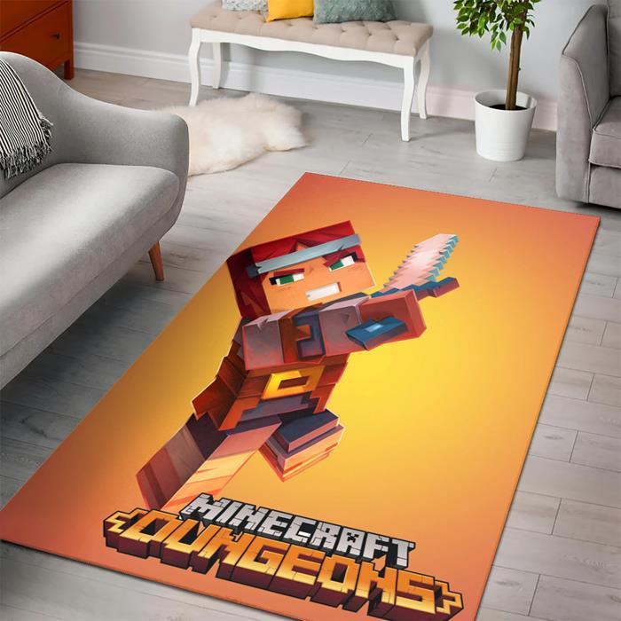 Minecraft Bear Rug 306, Gift For Fan Rug Floor Decor Let the colors inspire you!