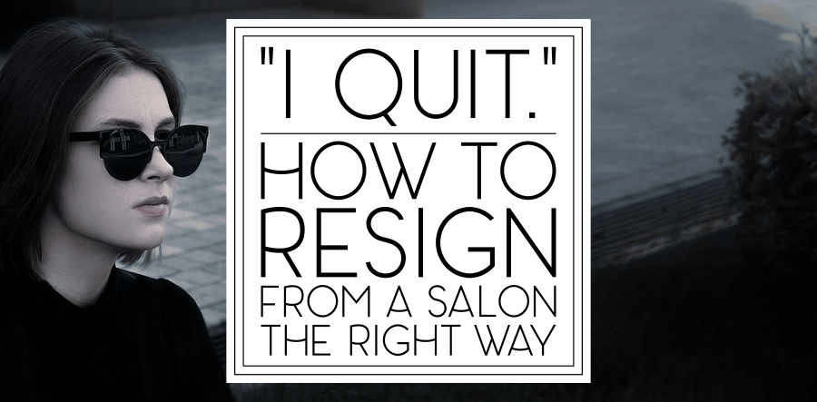 Resignation Letter For Hairdresser Sample Sample Resignation Letter
