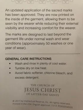 Lds New Garments 2023 The Church Wants You To Buy New Garments Once Per Year