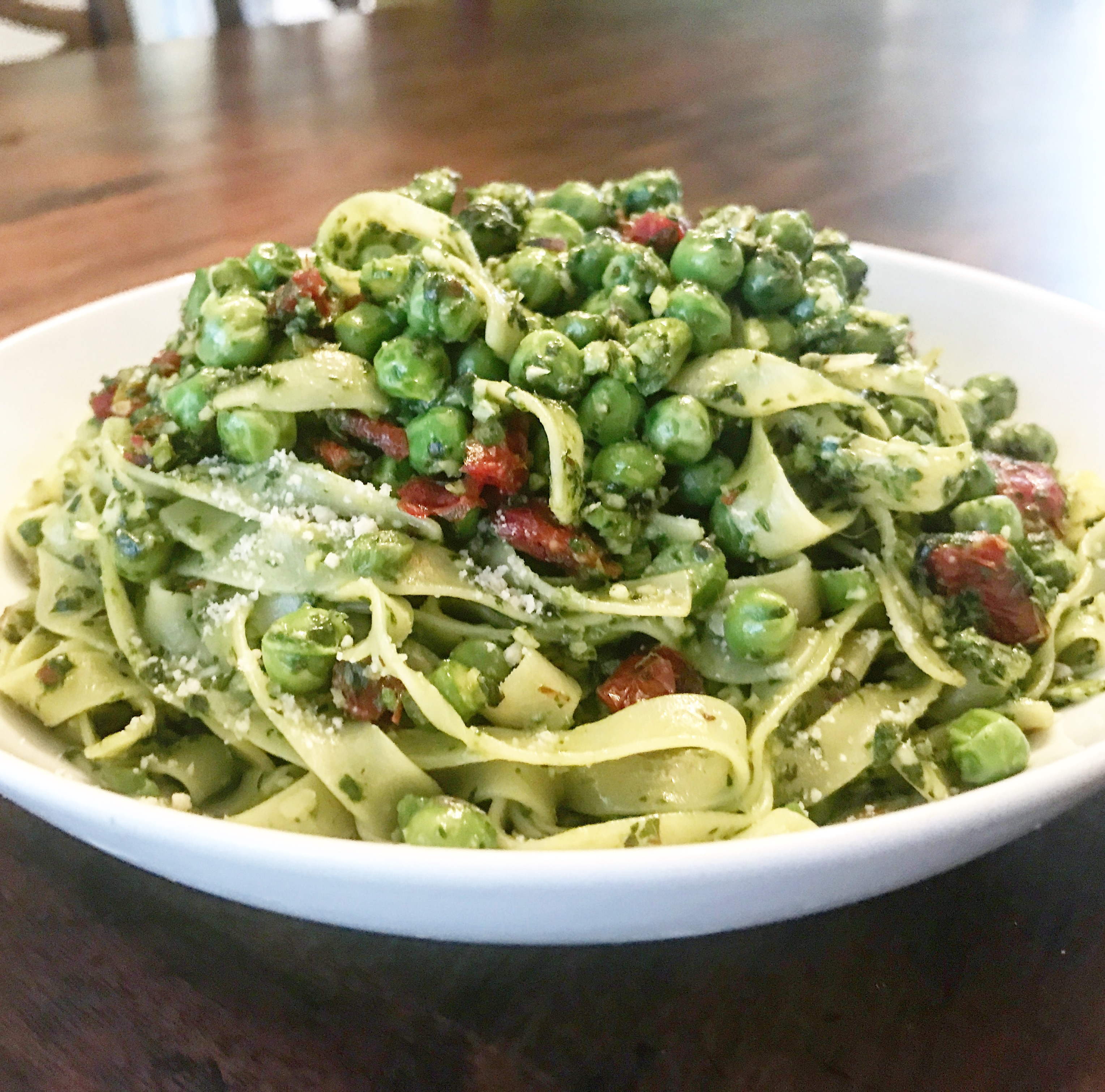 Springtime Pesto Fettuccine This Wife Cooks
