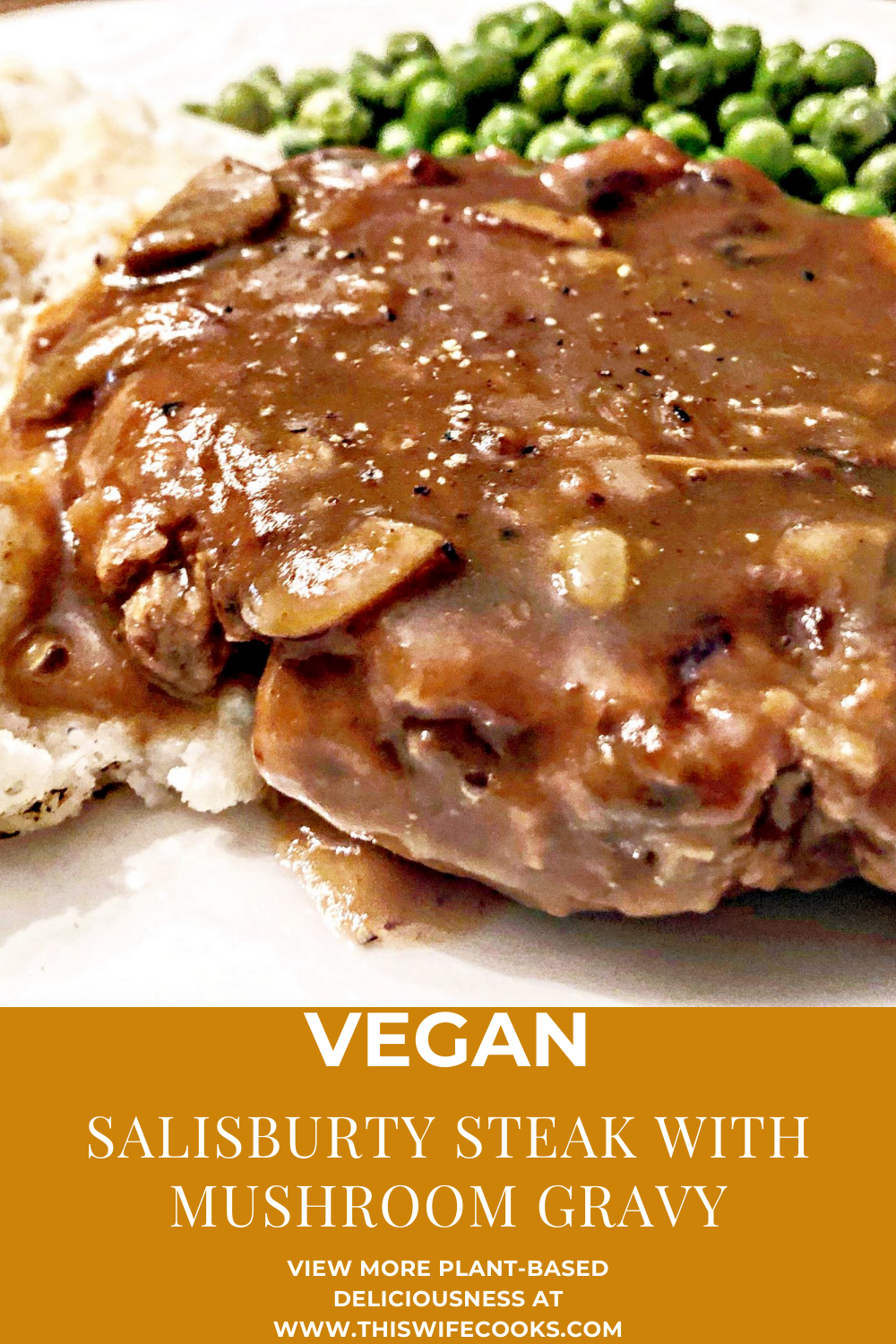 Vegan Salisbury Steak with Mushroom Gravy Recipe