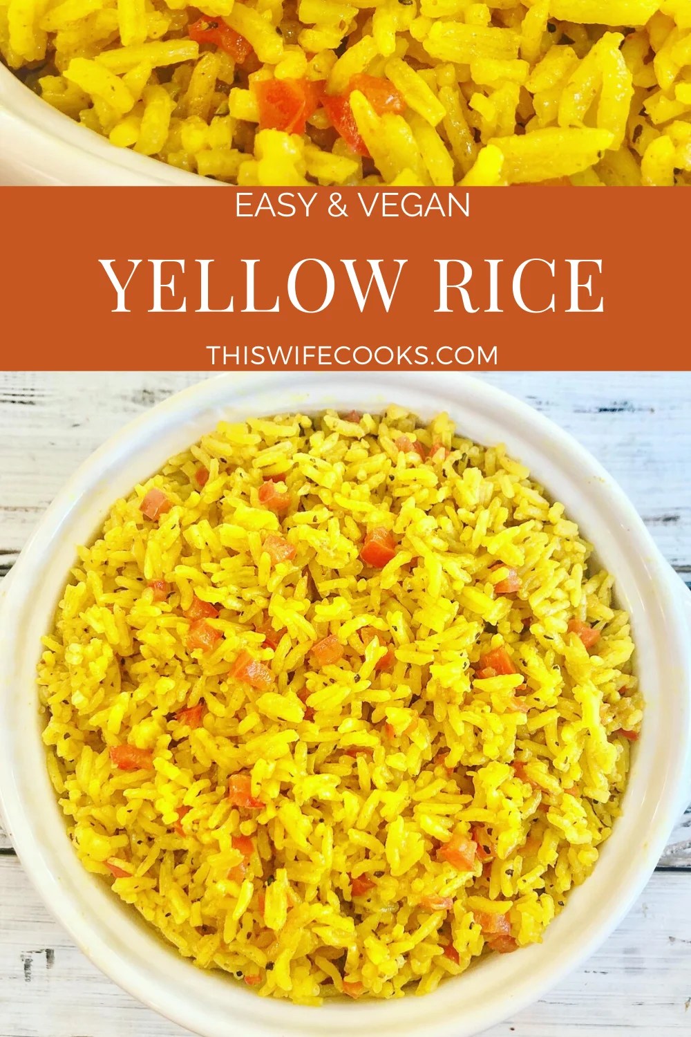 Yellow Rice with Turmeric Vegan Recipe This Wife Cooks™