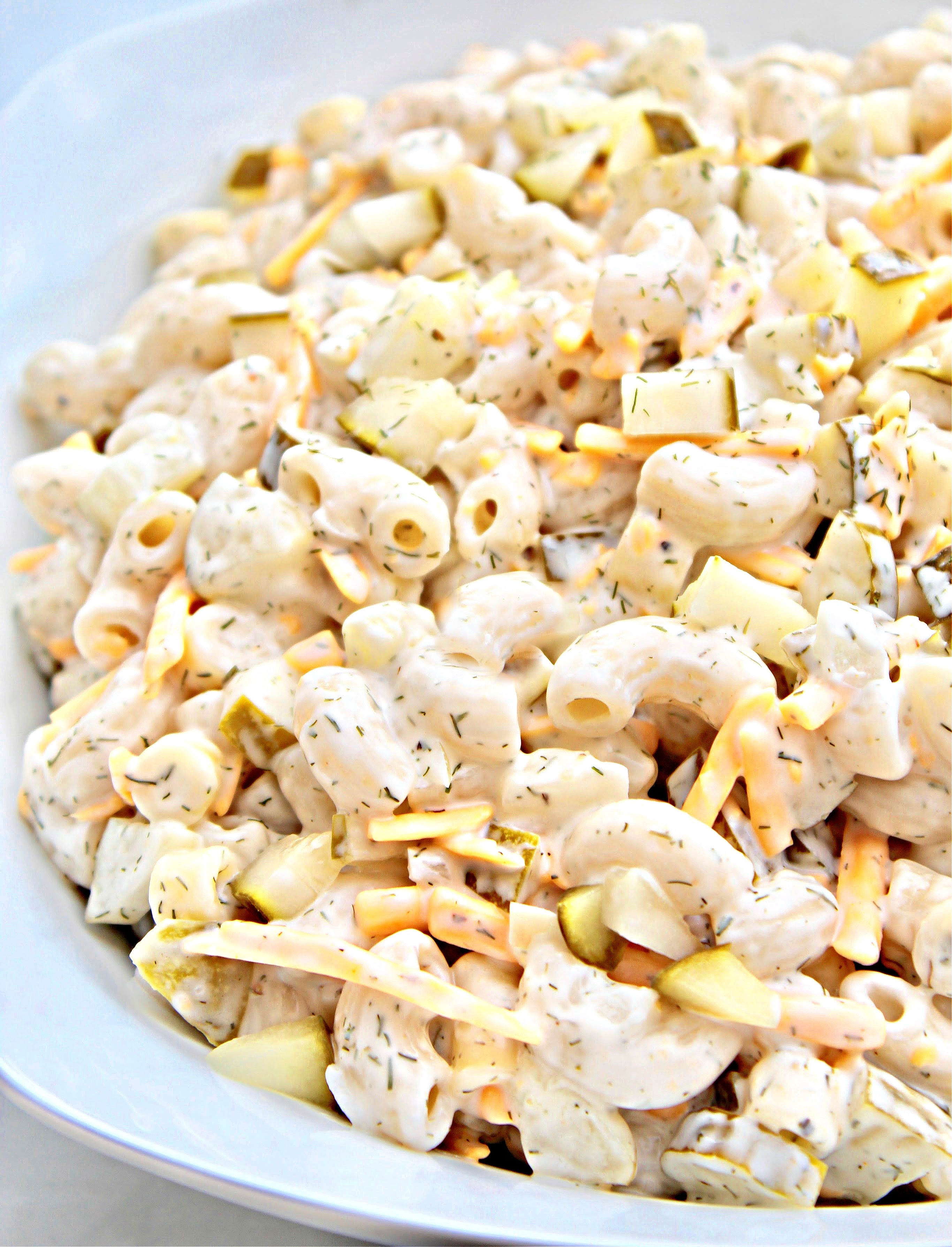 Dill Pickle Pasta Salad Vegan Recipe This Wife Cooks™