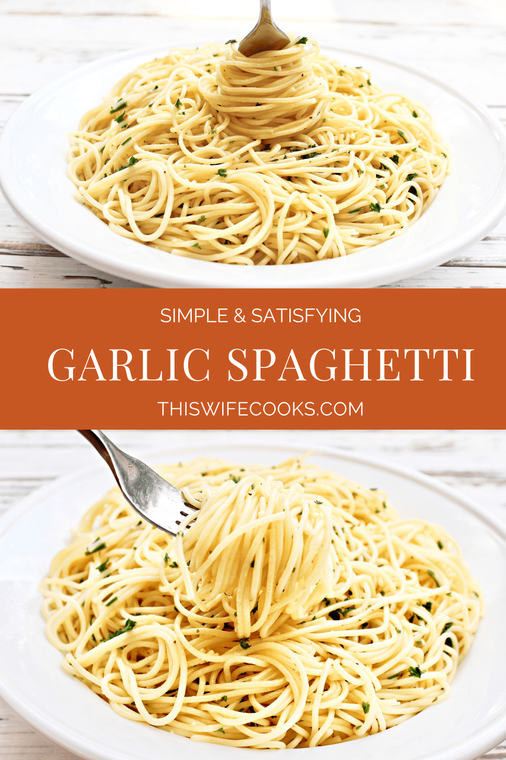 Garlic Spaghetti Vegan Recipe This Wife Cooks™