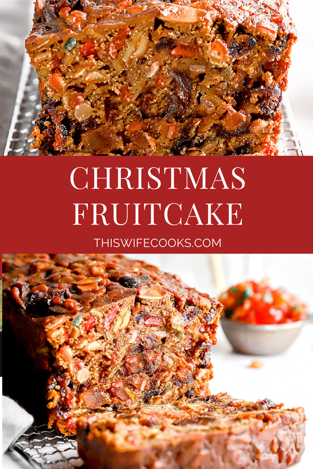 Christmas Fruitcake Vegan Recipe This Wife Cooks™