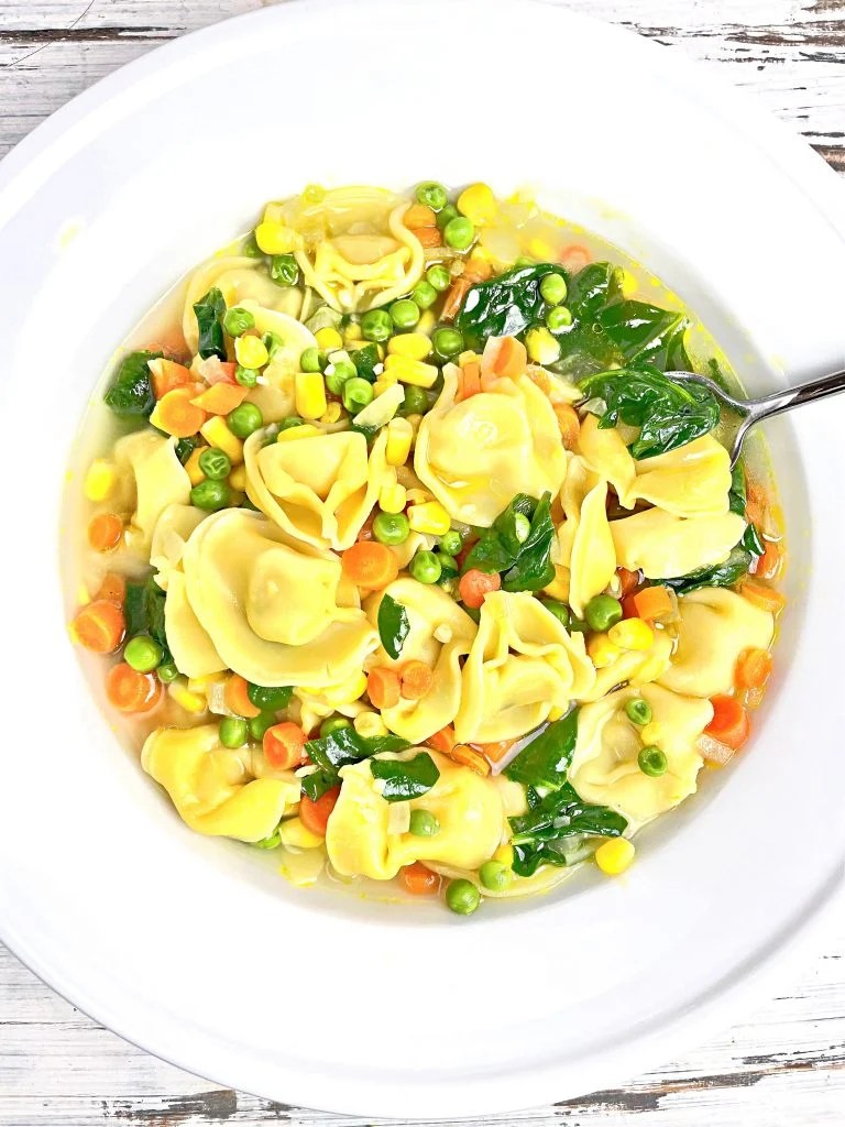 Vegan Tortellini Soup Vegan Recipe This Wife Cooks™