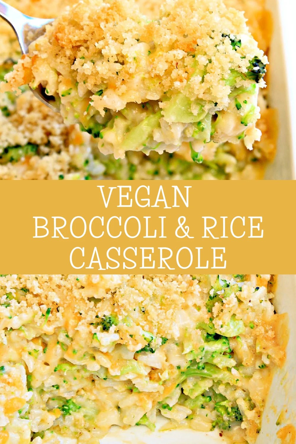 Broccoli and Rice Casserole Vegan Recipe This Wife Cooks™