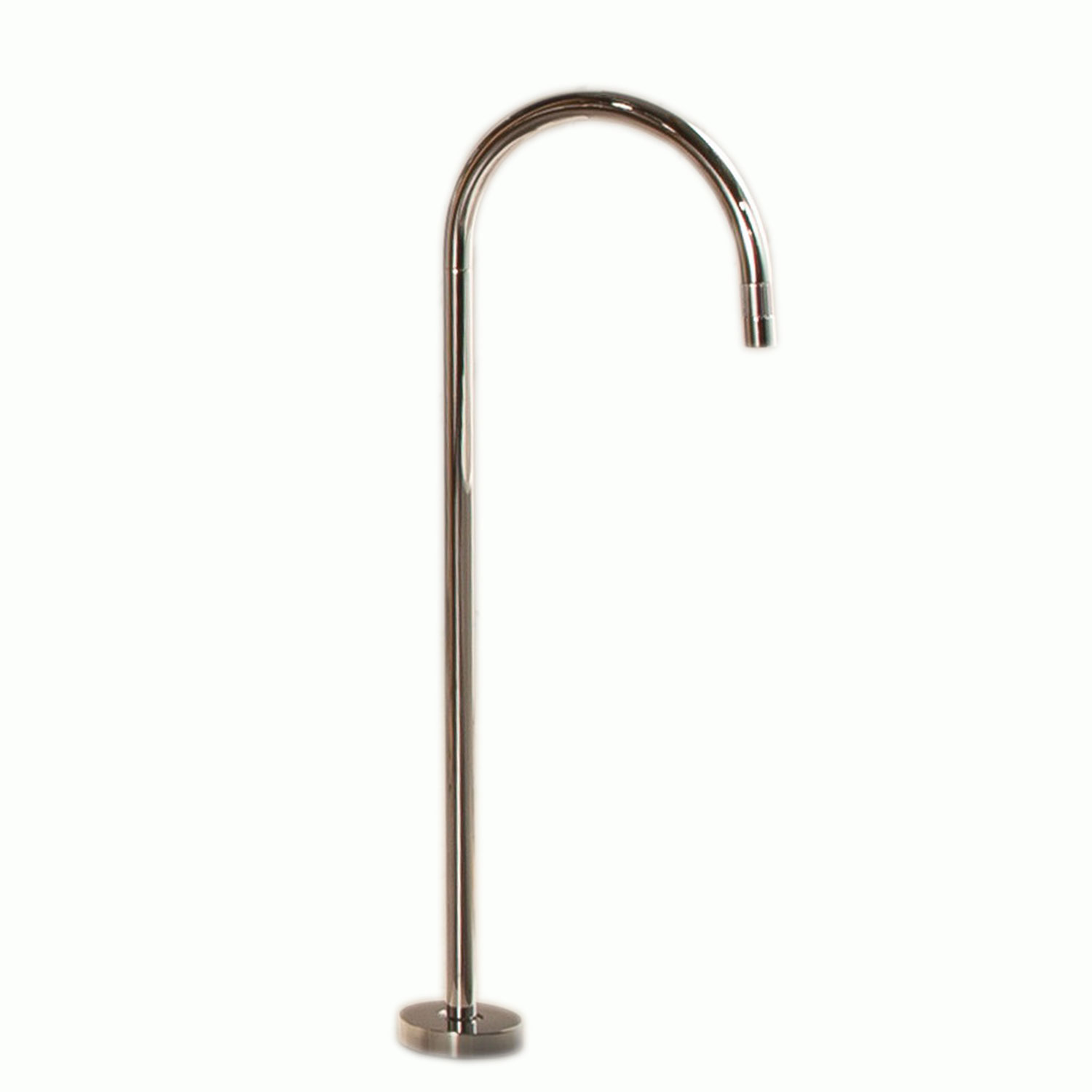 Freestanding bath spout with flow control valve Thomas Crapper & Co Ltd.