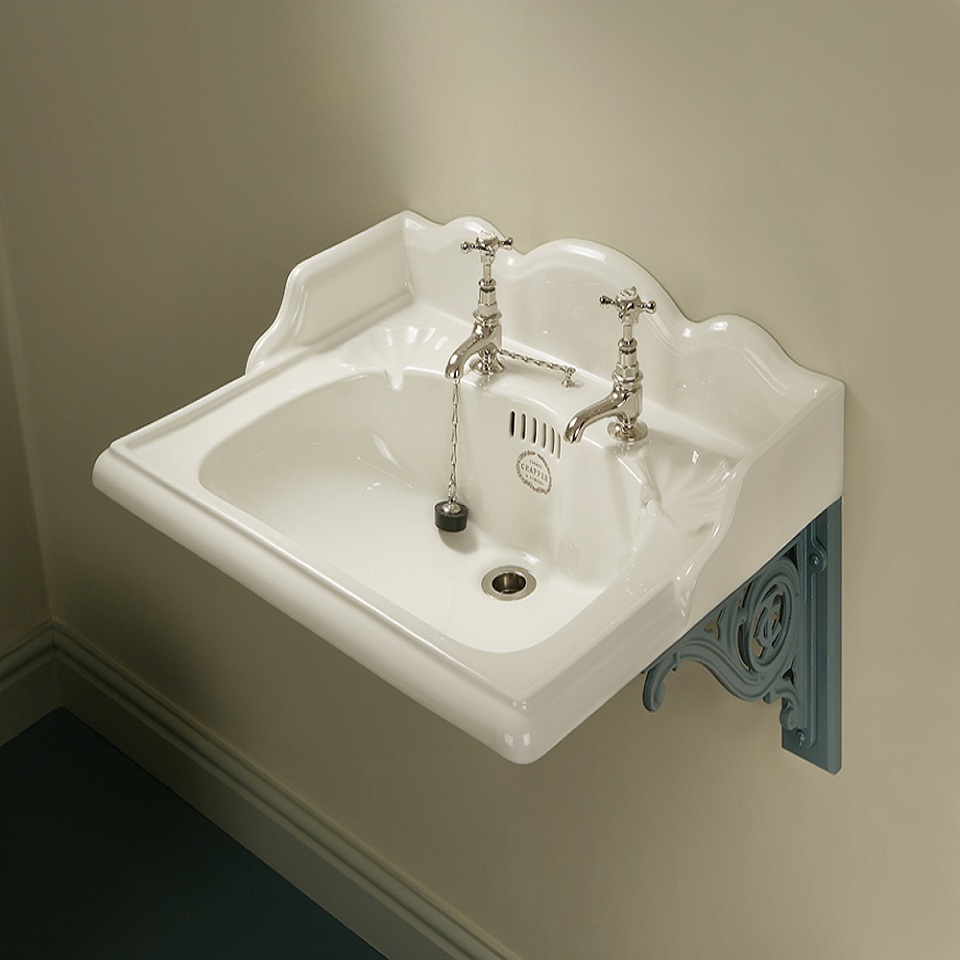 Traditional Two Tap Hole 635mm (25") Basin from Thomas Crapper