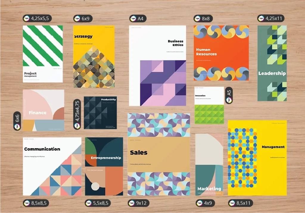 A Designer's Guide to the Standard Booklet Sizes for Printing (Dimensions in inches, mm, px