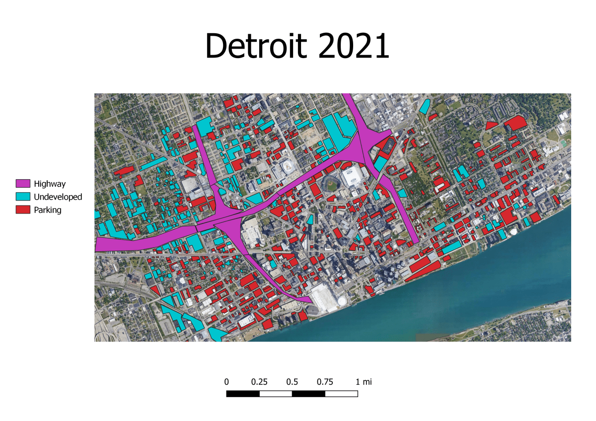 Detroit Land Use Study Past and Present Thomas Hamming GIS and