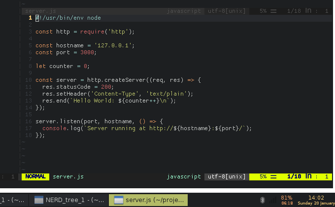 Removing gVim Right and Bottom Borders Thomas Hunter II
