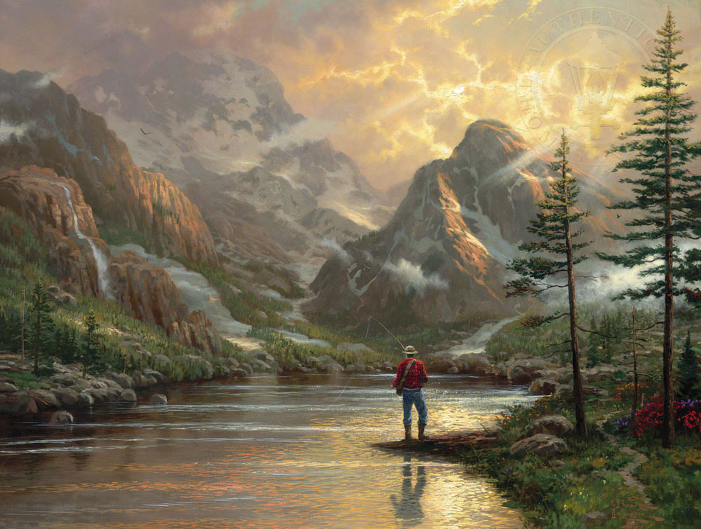 Paintings For Grandparents Thomas Kinkade Carmel, Monterey & Placerville