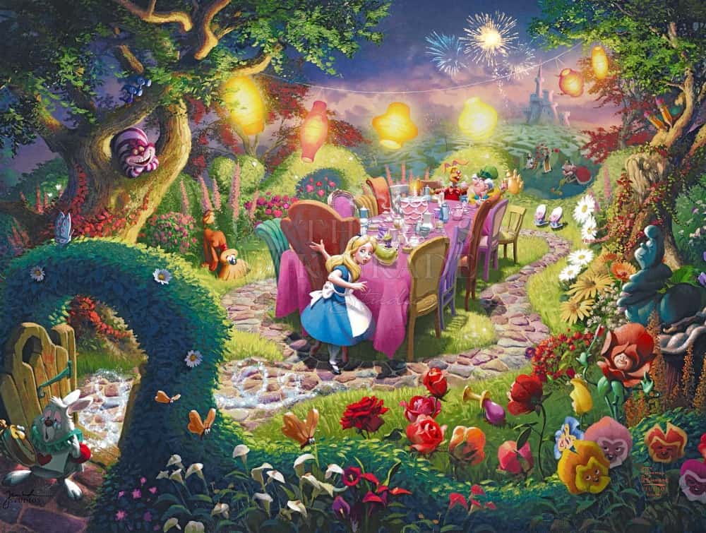 Disney Mad Hatter’s Tea Party Thomas Kinkade Carmel, Monterey