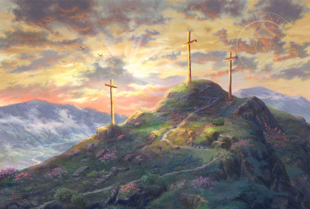 Easter Paintings Thomas Kinkade Carmel, Monterey & Placerville