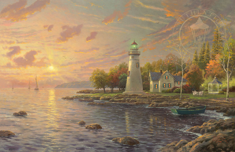 MustHave Lighthouse Pieces In Your Kinkade Collection Thomas Kinkade Carmel, Monterey