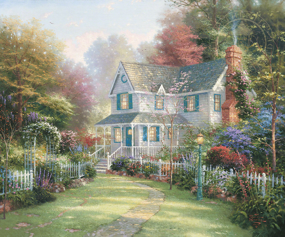 Victorian Art & Home Decor Thomas Kinkade Carmel, Monterey & Placerville