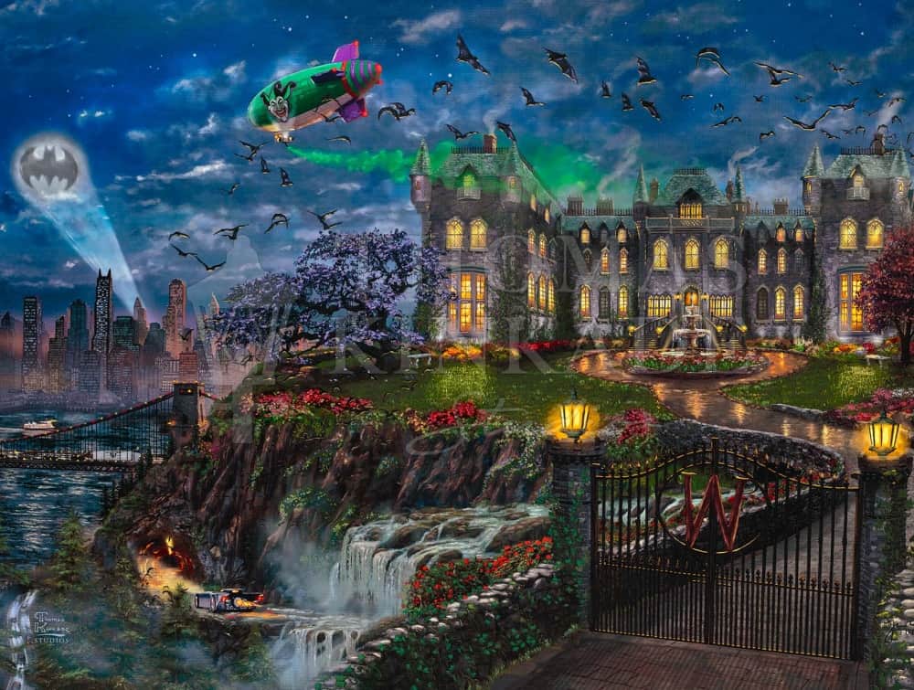 Wayne Manor Thomas Kinkade Carmel, Monterey & Placerville