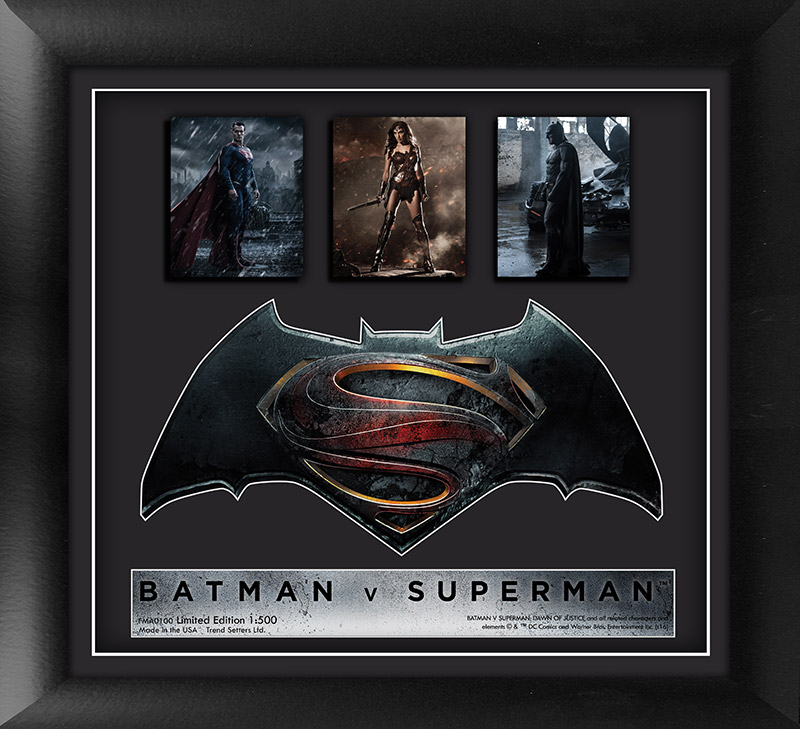 The Batman v Superman Dawn of Justice™ (Trio) Framed Movie Art FMA0100 Thomas Kinkade