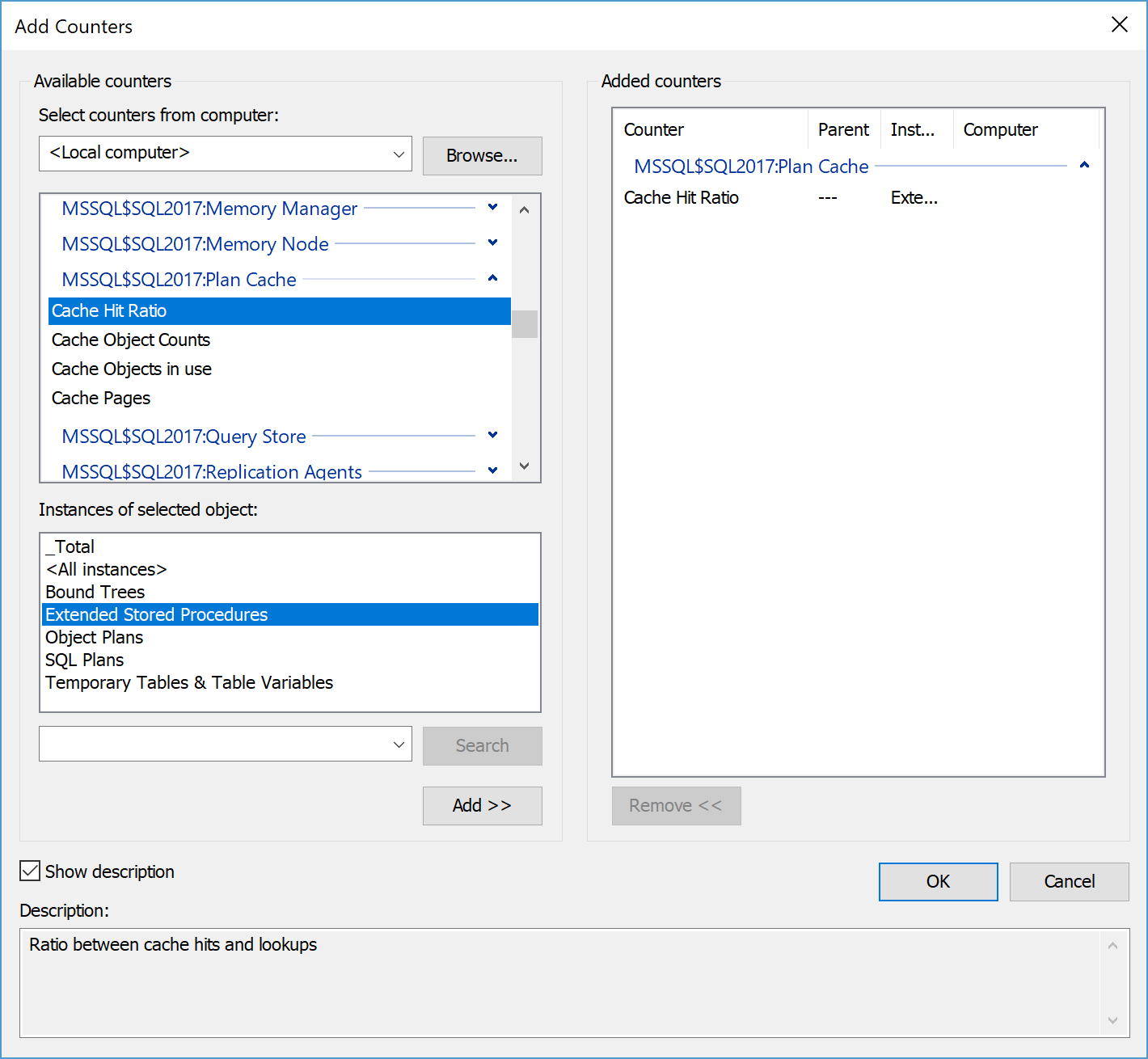 SQL Server Performance Monitor Counters