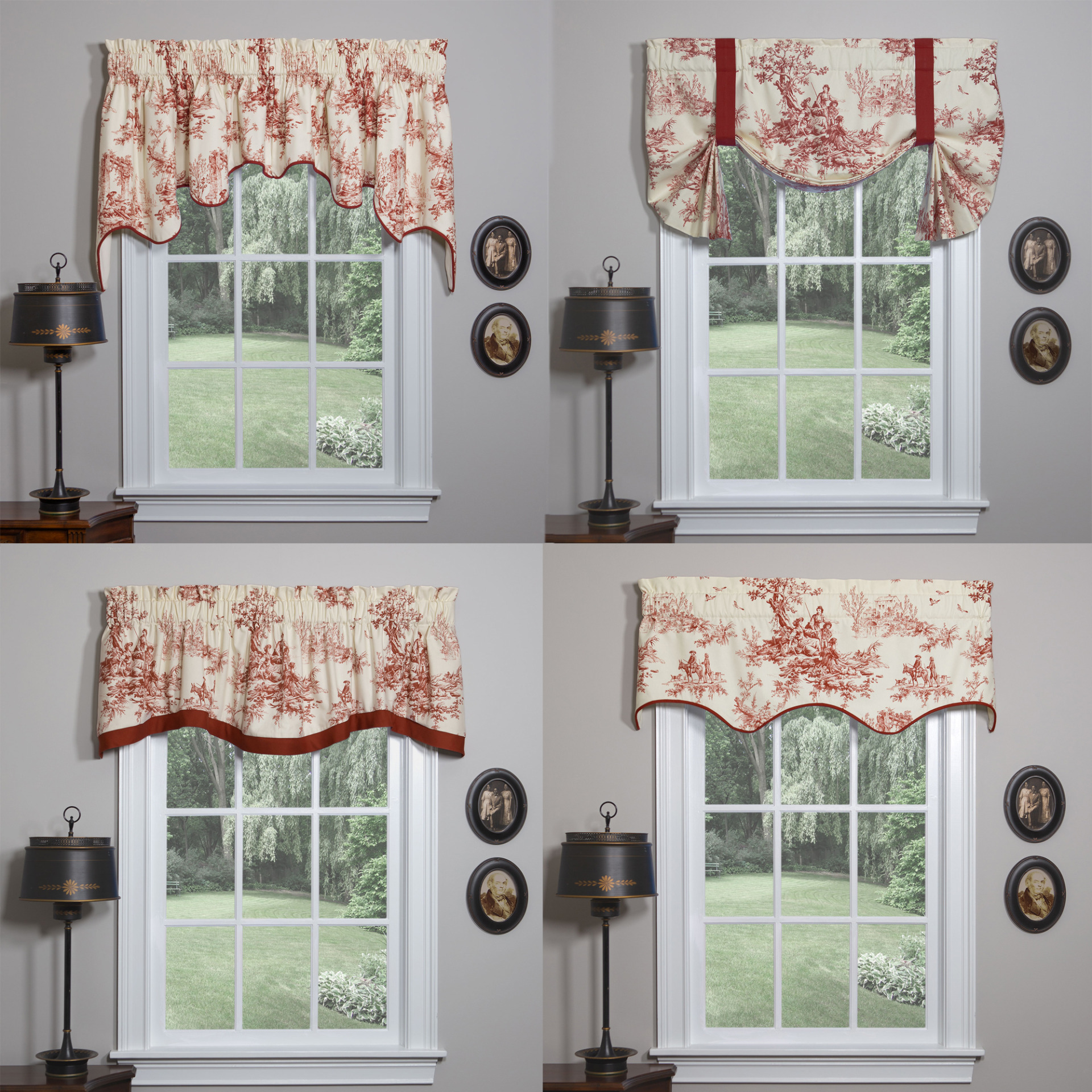 Bouvier Red Window Treatments Thomasville at Home
