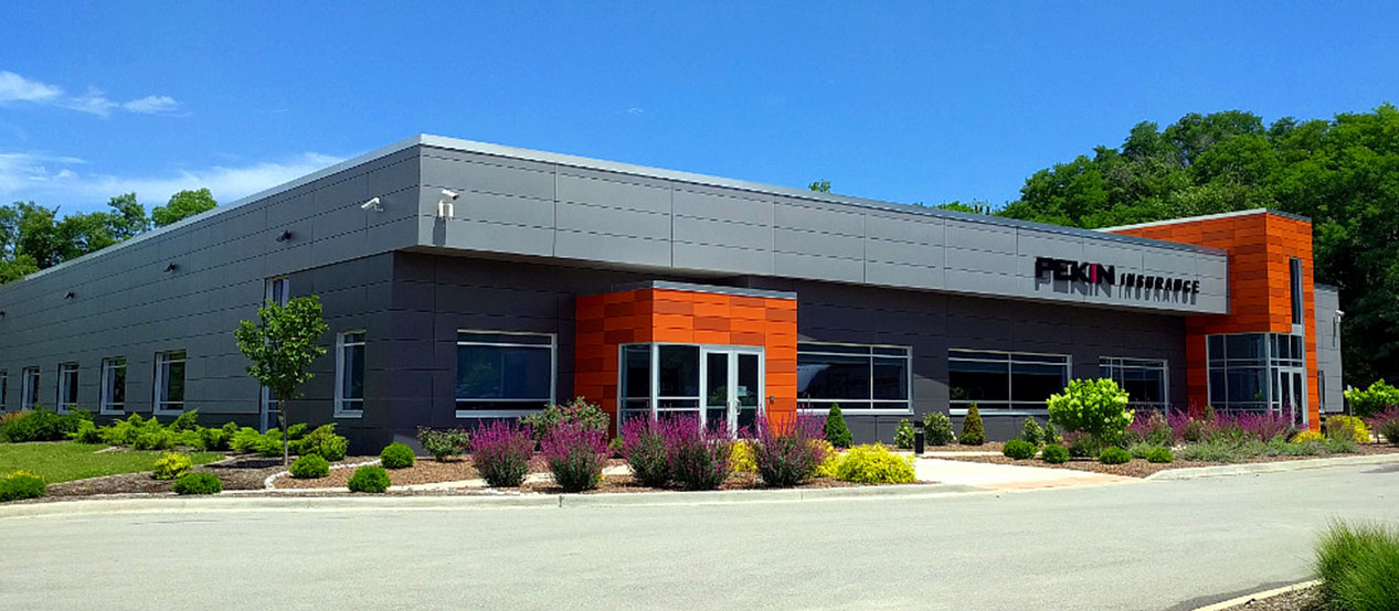 Lobby Projection System Installation for Pekin Insurance