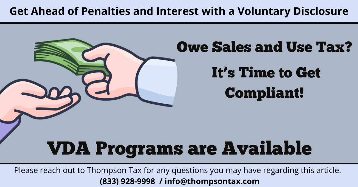 Learn Tips and News About Sales and Use Tax Thompson Tax