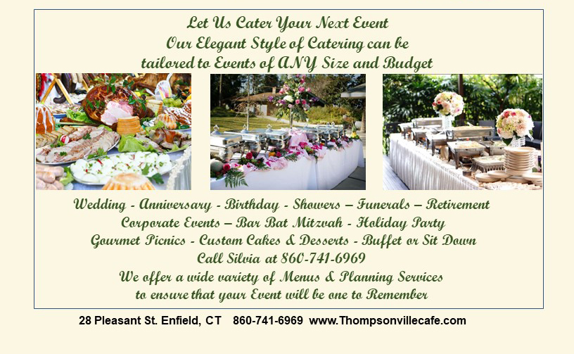Catering Silvias Thompsonville Cafe & Catering LLC is now Silvias