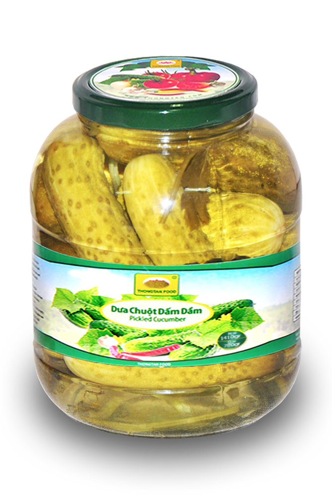 Pickled cucumber in jar 1500ml