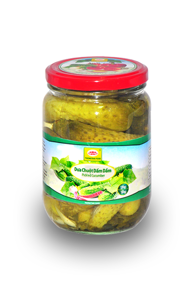 Pickled cucumber in jar 380ml