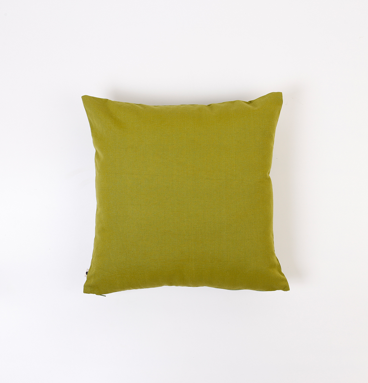 Buy Solid Cotton Cushion cover Green 16"x16" Thoppia