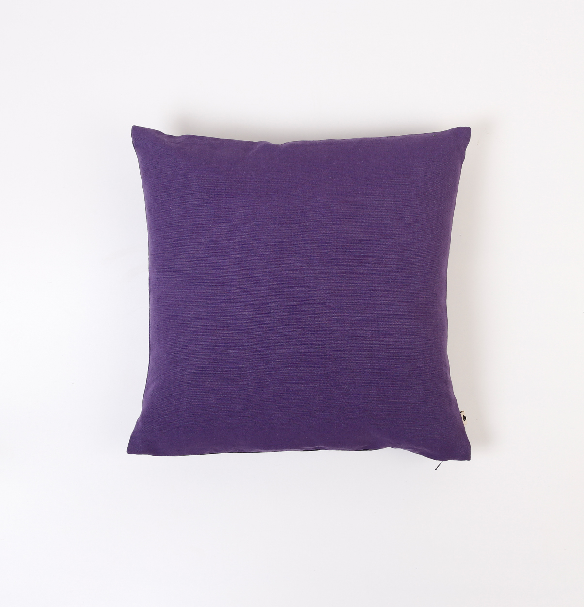 Buy Solid Cotton Cushion cover Violet 16"x16" Thoppia