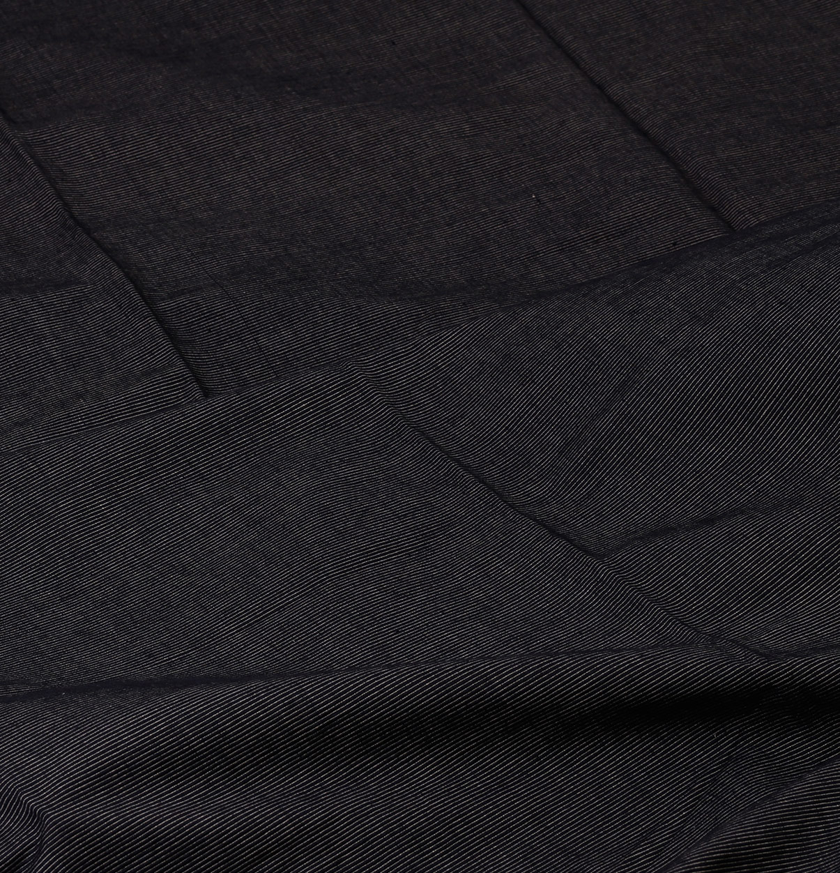 Textured Cotton Fabric Black Thoppia