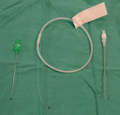 pic Micropuncture Kit radial access step by step thoracic key