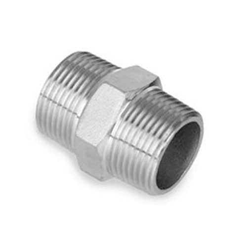 Stainless Steel 316 Hexagonal Nipple BSP Thread 15mm (1/2 Inch)