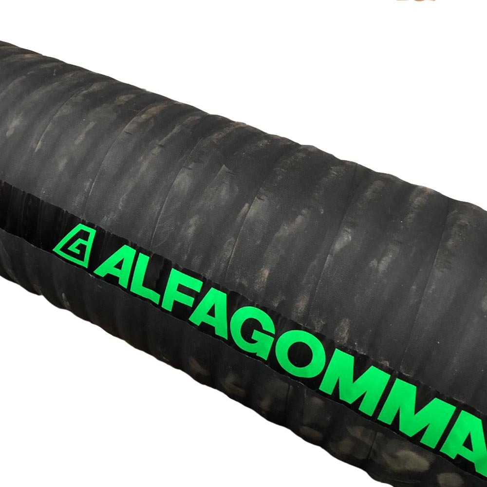 ALFAGOMMA 221AA Rubber Corrugated Water Suction and Delivery Hose