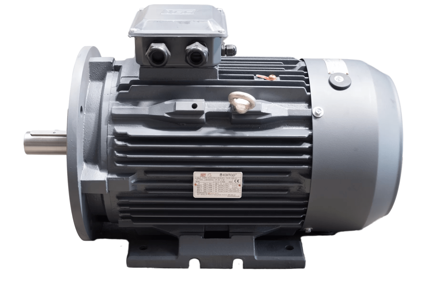 22Kw 3Ph 4Pole Cast Iron B35 Thornhill Electrical & Mechanical Ltd