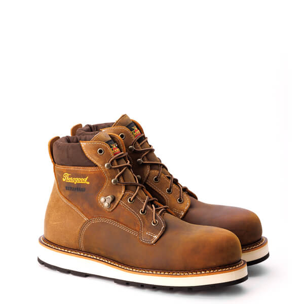 Iron River Series Waterproof Comp Toe 6” Crazy Horse Wedge Heel