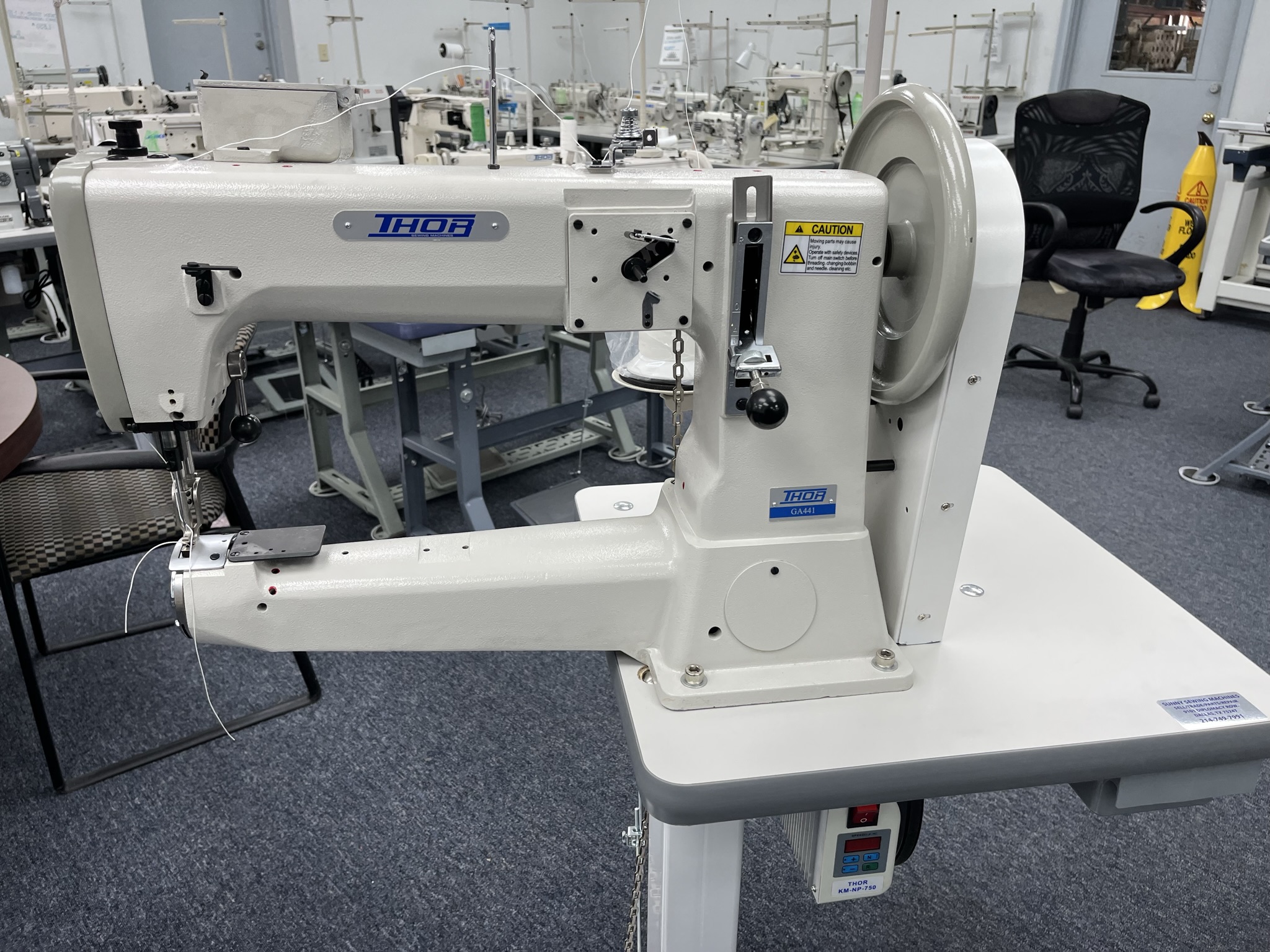 THOR GA 441 Cylinder Arm Extra Heavy Duty Walking Foot Sewing Machine