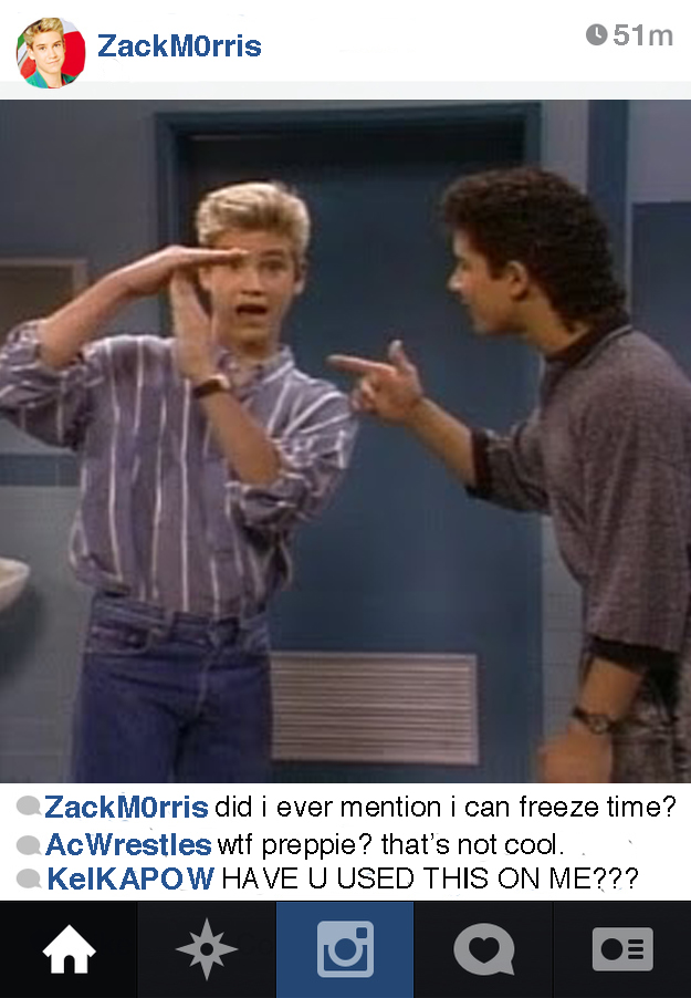 What If Zack Morris Had Instagram? Thought Catalog