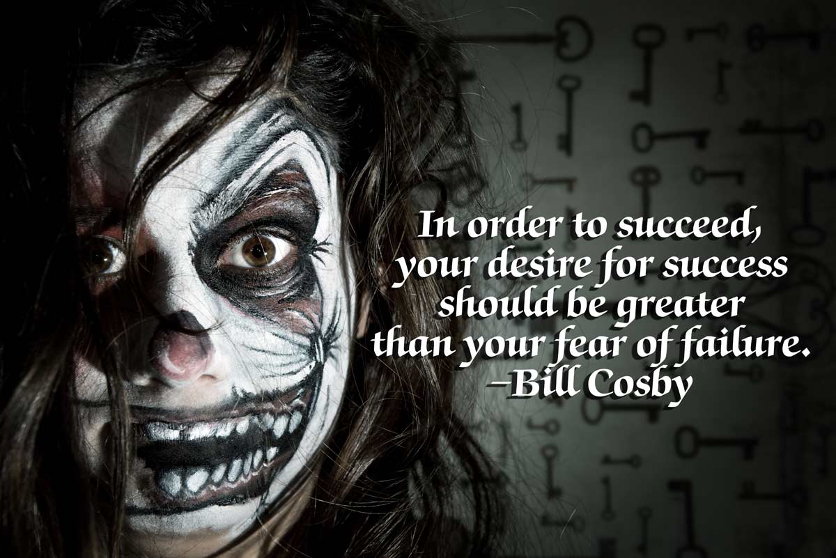 13 Inspirational Quotes Superimposed Over Stock Images Of Evil Clowns