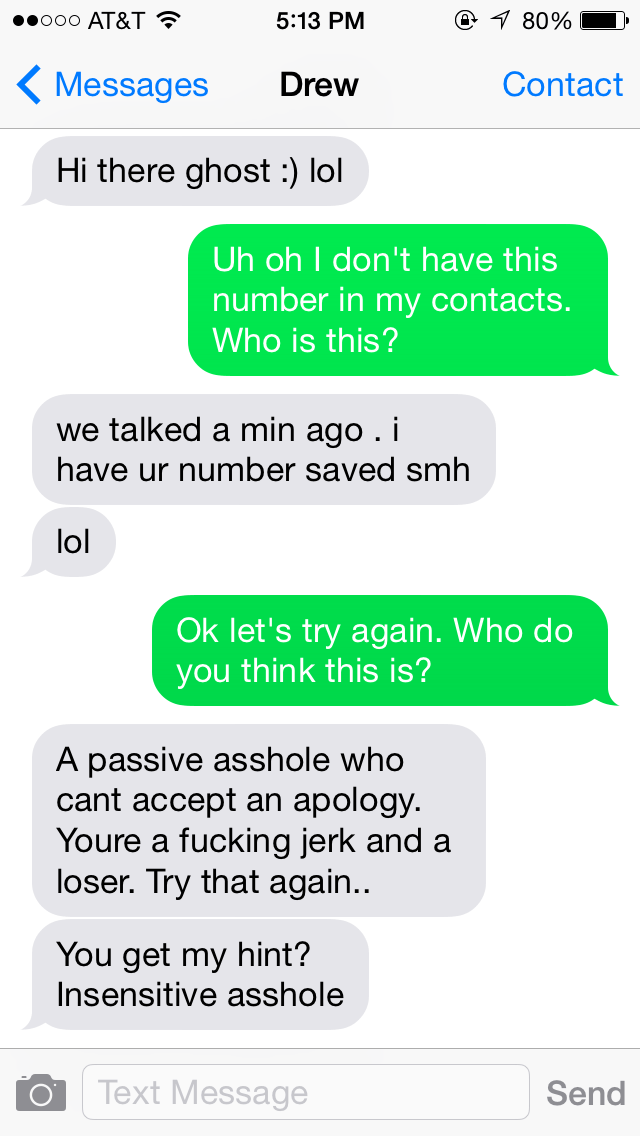 How This Guy Reacted To Being Ghosted On Is Literally The CRAZIEST Text