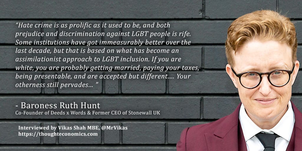 On LGBT+ rights A Conversation with Baroness Ruth Hunt Thought Economics