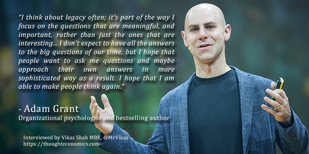 A Conversation with Adam Grant on Why We Need to Think Again, About