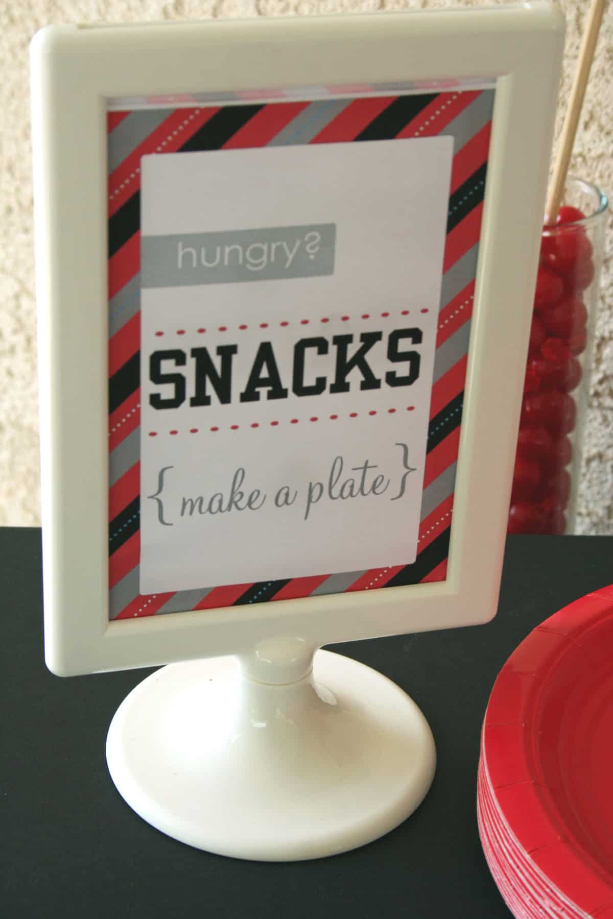 DIY party decorations {Signs} Thoughtfully Simple