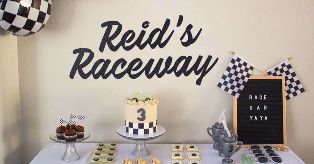 Race Car Themed Birthday Party Thoughtfully Simple