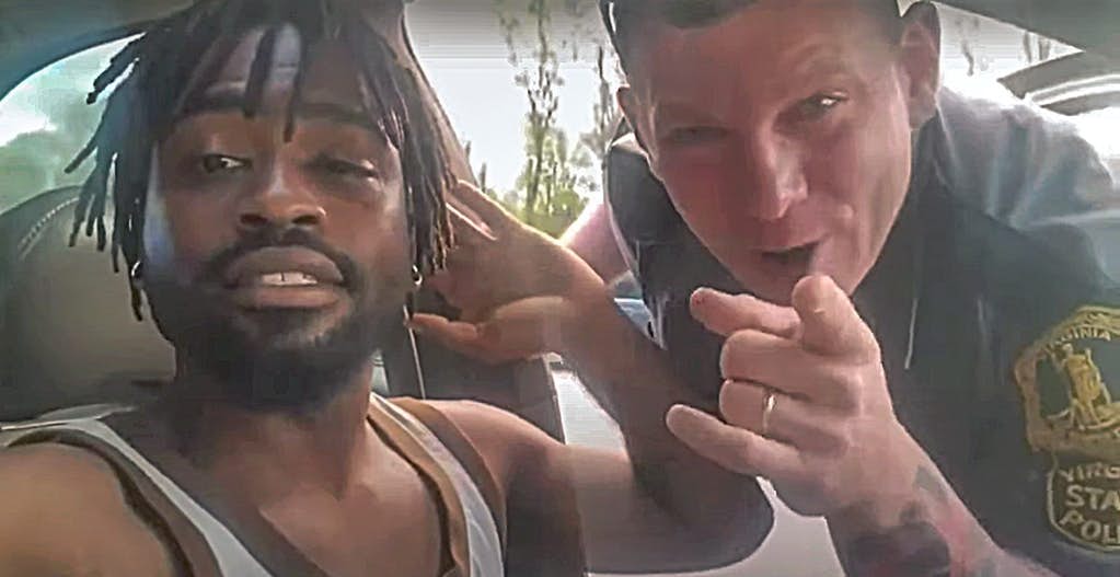 Watch Unhinged Cop Turns to Camera and Smiles Before Choking and