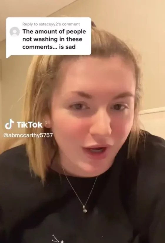 A Woman's Choice To Shower Twice A Week Sparks Debate Here Is Why She